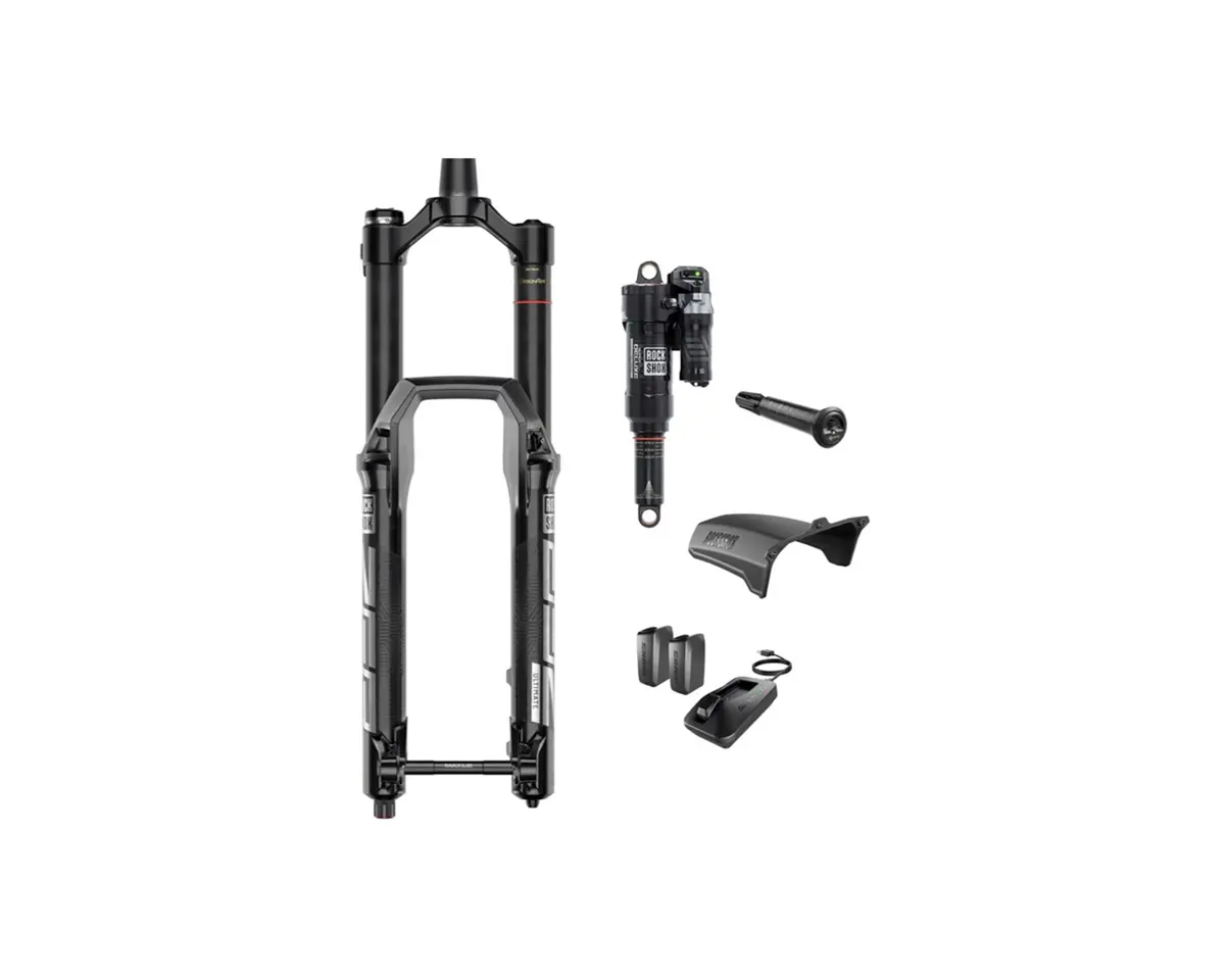 Flight Attendant Upgrade Kit - (Zeb 29 Fa 170, Superdeluxe205x60fa Trunnion/No Bushing, Dubfa Pedal Sensor, 2 Batteries W/Charger) A1 - Specialized Enduro 2020-2022 1