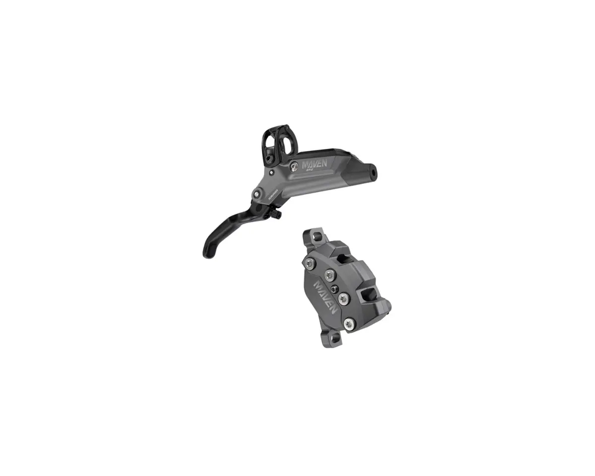 Sram Maven Bronze Disc Brake And Lever - Front, Post Mount, 4-Piston, Aluminum Lever, Ss Hardware, Blast Dark Polar, A1 1