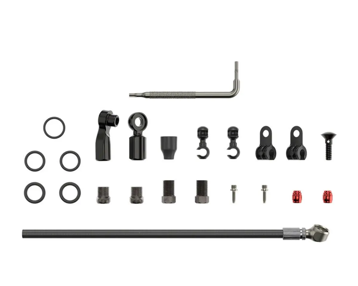 Sram Disc Brake Hose Kit - Flat Mount, Beveled Banjo, 2000Mm 1
