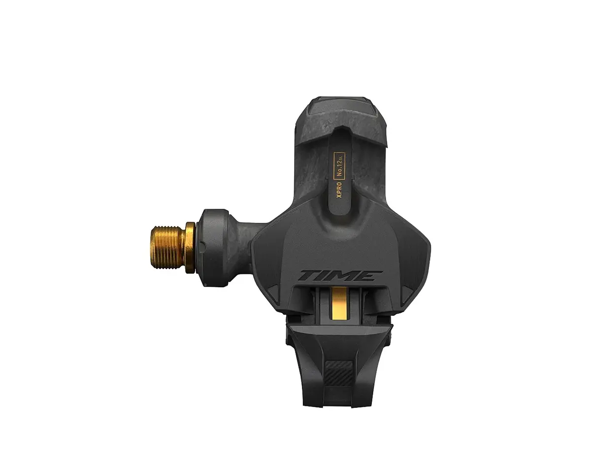 Time Xpro 12Sl Pedal 53Mm Titanium Spindle Carbon/Gold B1 1