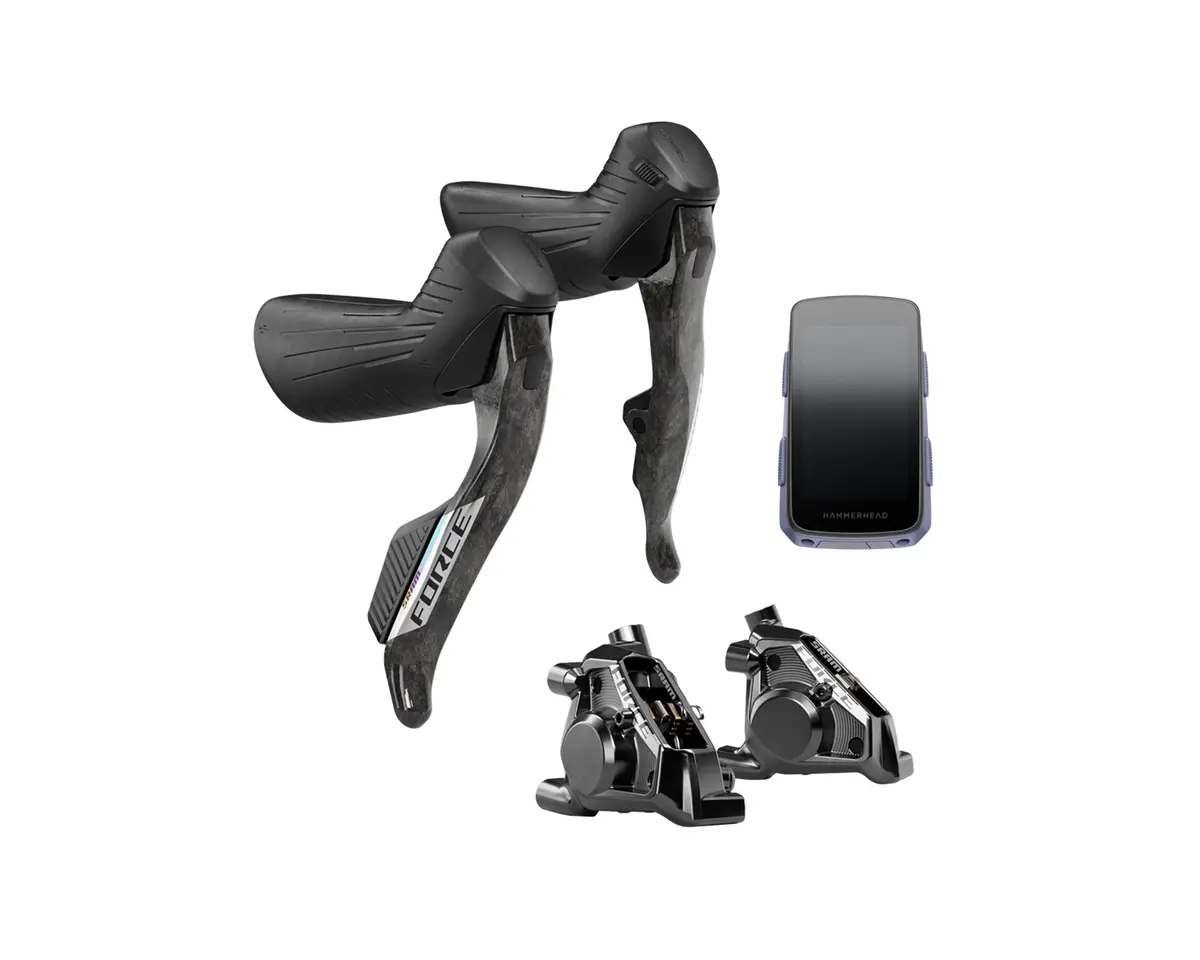 Sram Force Axs Upgrade Kit (Hammerhead Karoo Force Color Edition, Left Right Shift/Hyd Ed With Flatmount Calipers) 1