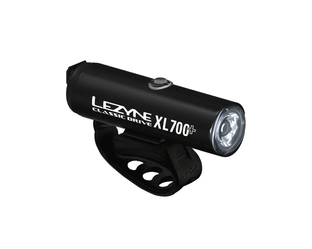 Lezyne Classic Drive Xl 700+ Front Headlight Satin Blk 1