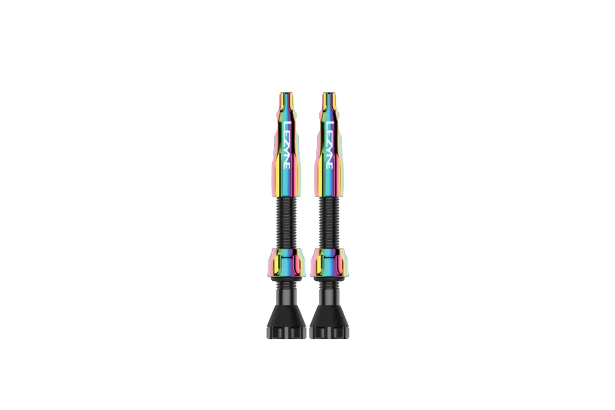 Lezyne Cnc Tlr Tubeless Valve Pair 44Mm - Neo Metallic 1