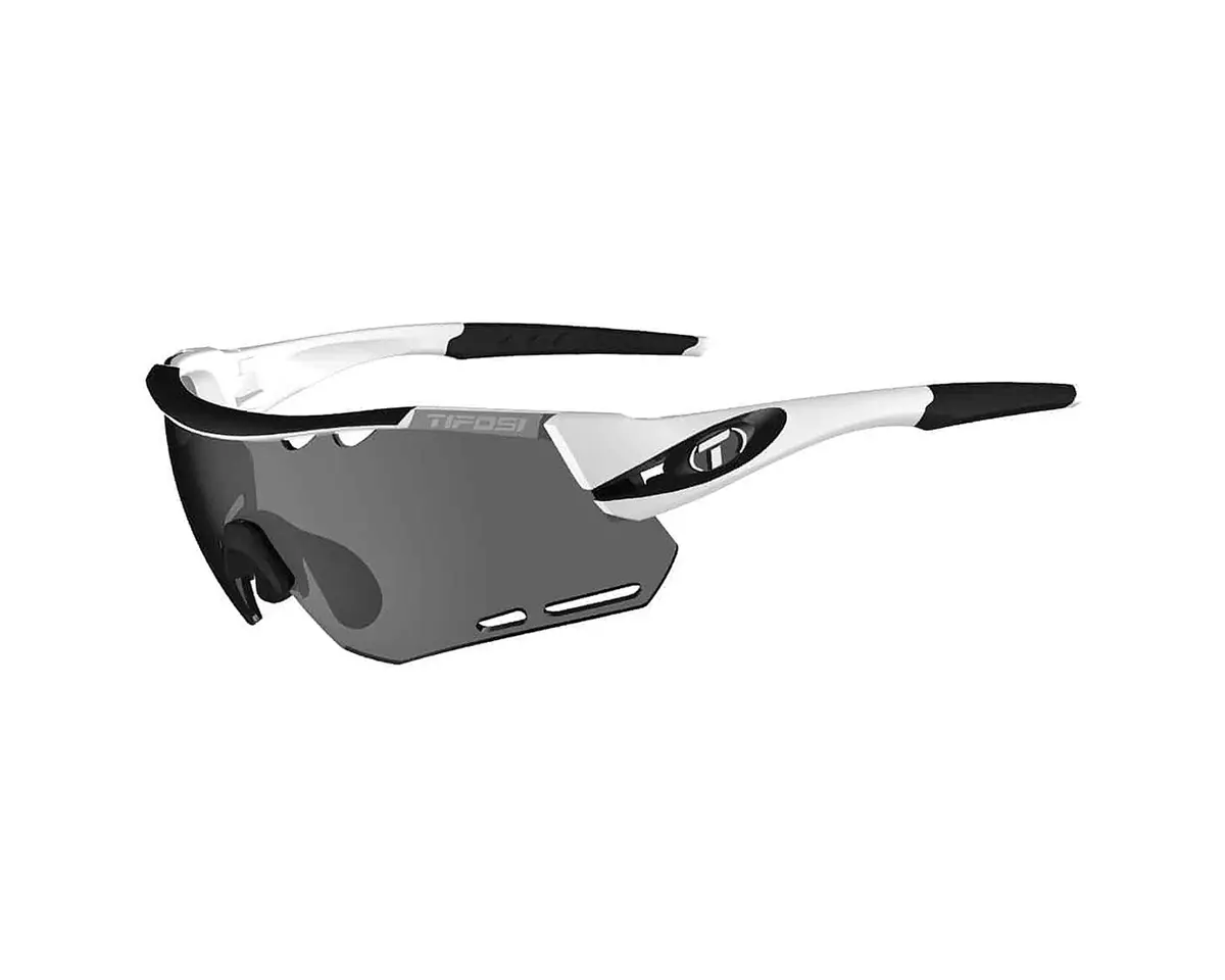 Tifosi Alliant - White/Black (Smoke/Ac Red/Clear) 1