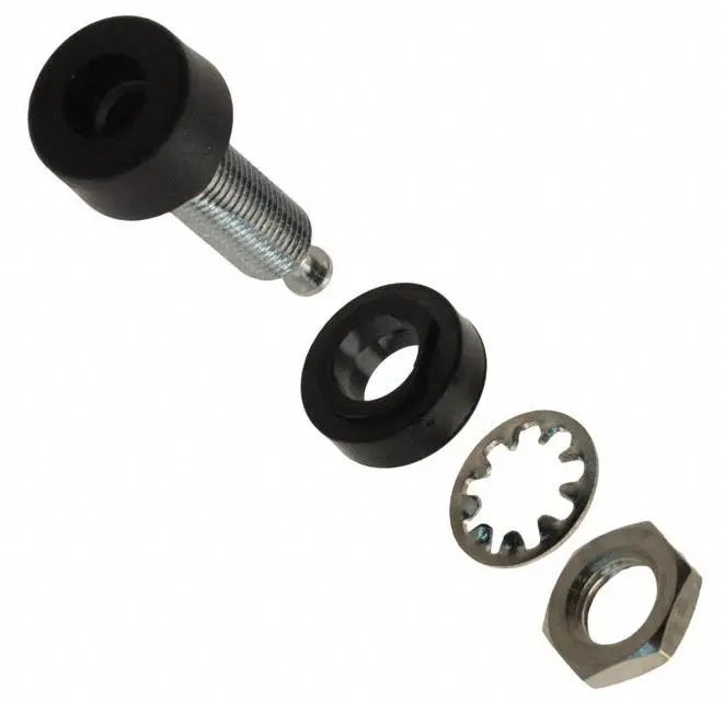 Fluke Pomona 1581-0 B-Jack, Tin Pl 10/Pkg (Black) (Item No. 1939208) 1
