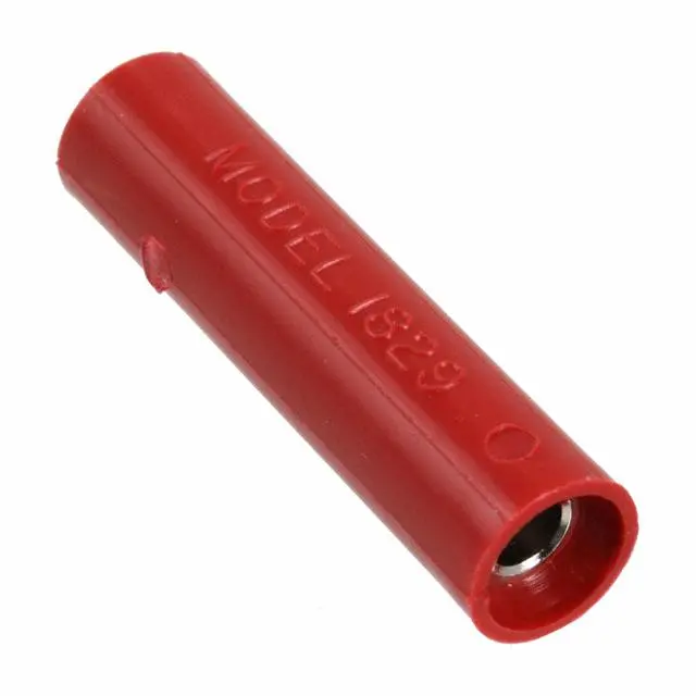 Fluke Pomona 1829 Sgl B-Plug Splice 10/Pkg (Black / Red) (Item No. 1937496, 1937520) 1