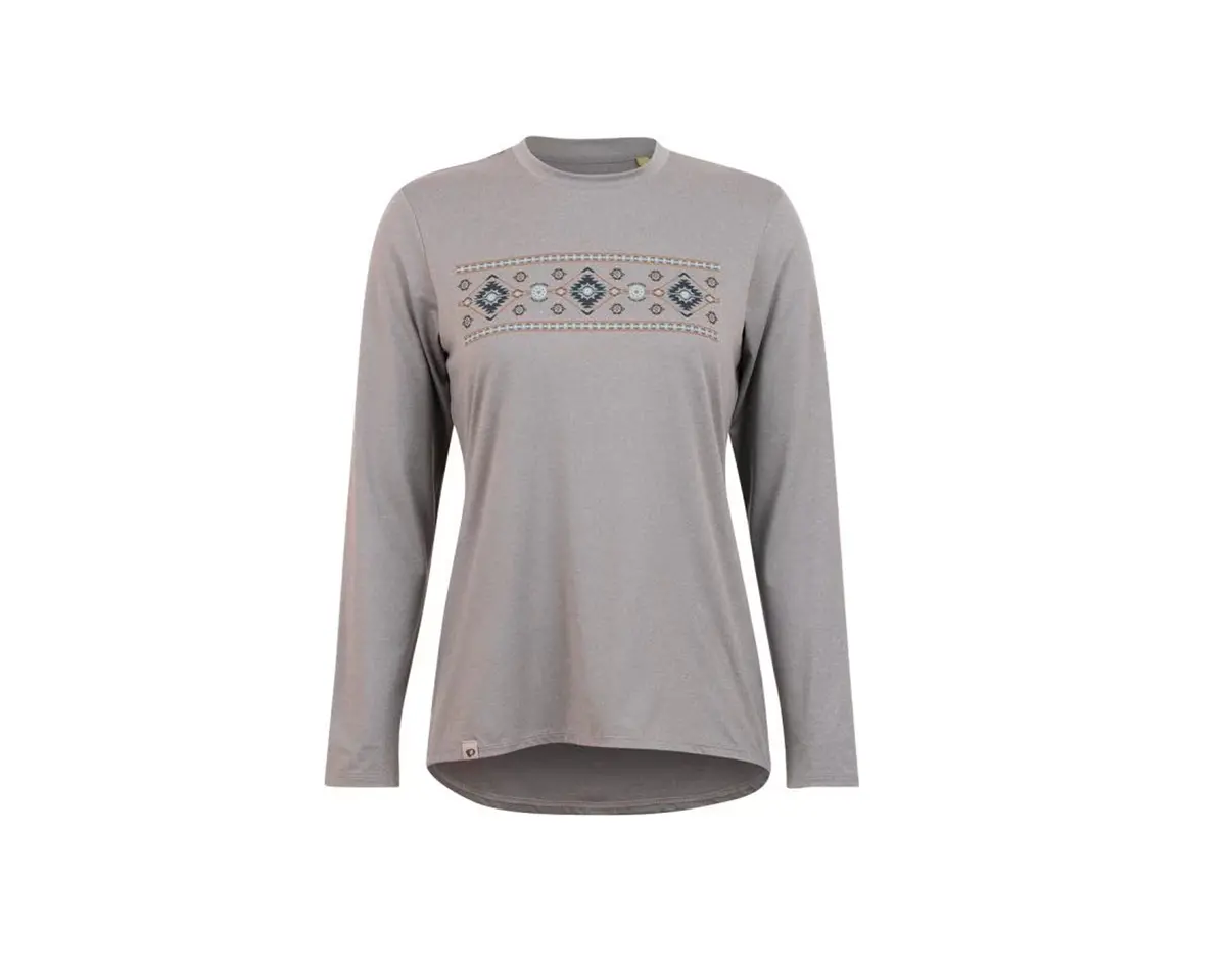 Pearl Izumi Midland Gphc Ls Crew Wmns Hthrgrysw Md (S) 1