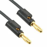 Fluke Pomona 2948-48 Banana Plug Patch Cord, Gold(Black, Red) (Item No. 1927135, 1927147) 1