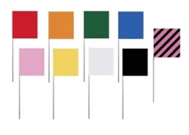 Laserman Std Pin Flags 700Mm Box Of 500 1