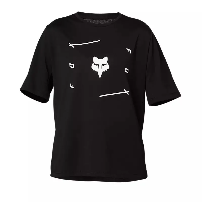Fox Youth Ranger Dr Ss Jersey Veni Blk Ys 1