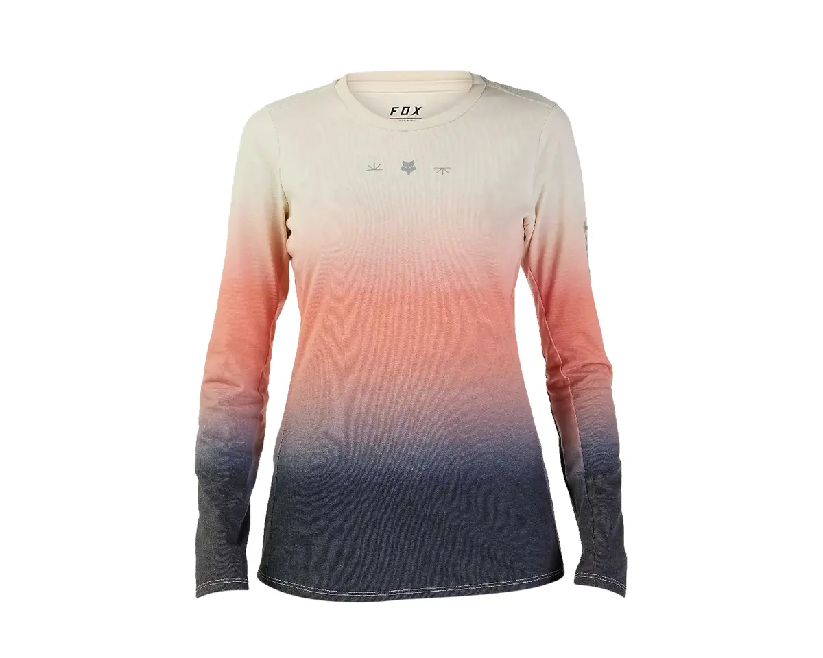 Fox Wmn's Ranger Dry Tech Mid Ls Jersey Lunar Bone 1