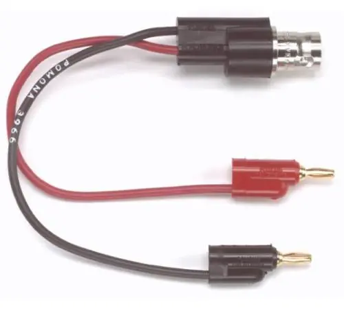 Fluke Pomona 3966 Bnc (F) To Stacking Miniature Banana Plugs (Item No. 1924924) 1