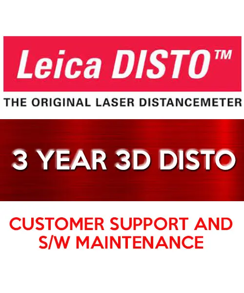 Leica 3 Year 3D Disto Customer Support And S/W Maintenance 1