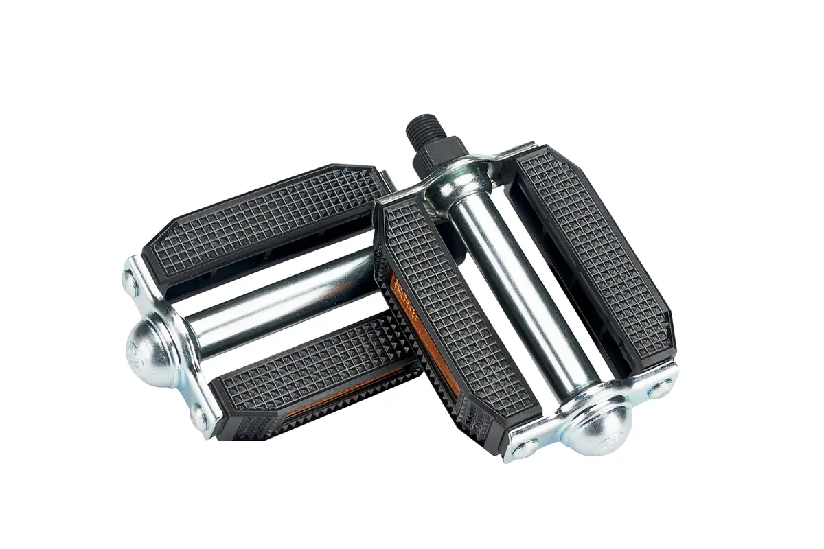 Electra Deluxe Block Pedal – Chrome & Black, Standard Spindle