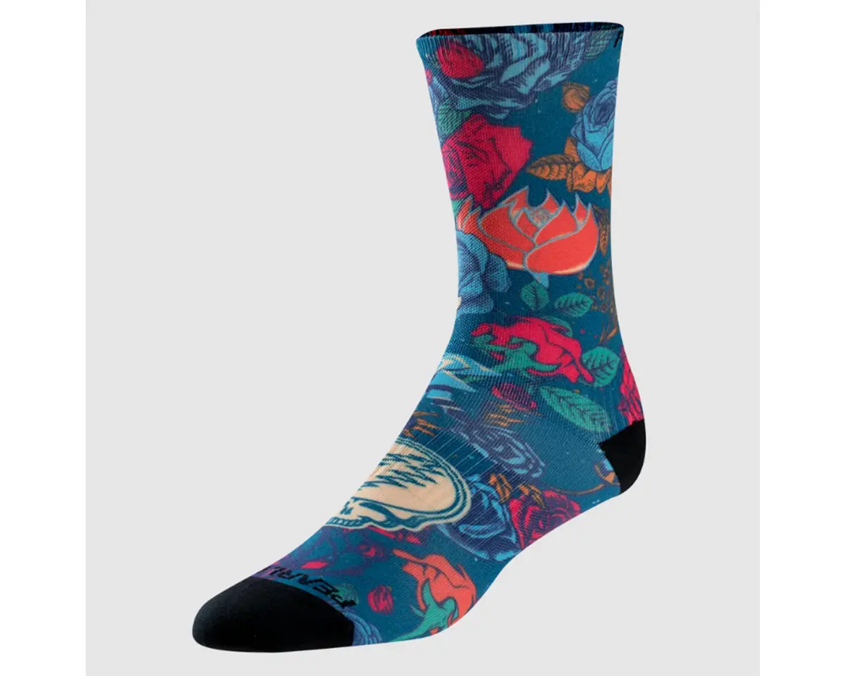 Pearl Izumi Pro Tall Sock Wmns Ltd Ed Grateful Dead Rambler Ocn Blu Prizm 1
