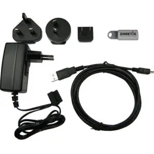 Dimetix Starter Kit C Series Rs-232 Cable, Power Supply Utility Software 1