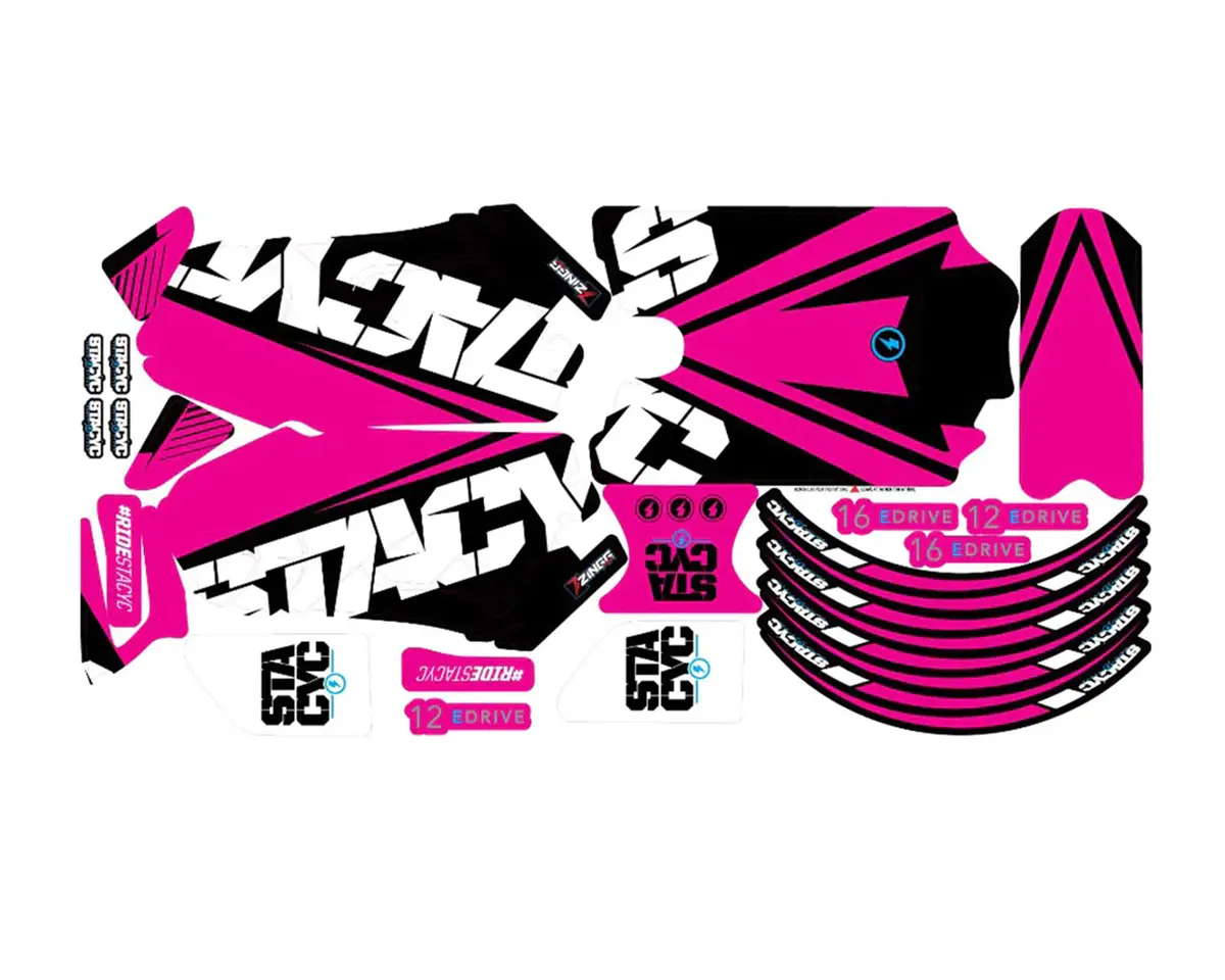 Stacyc Graphics Kit Electrify Pnk 1