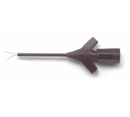 Fluke Pomona 5790 Rotating Micrograbber® Test Clip With Two .025" Square Pins, Available In Black Or Red 1