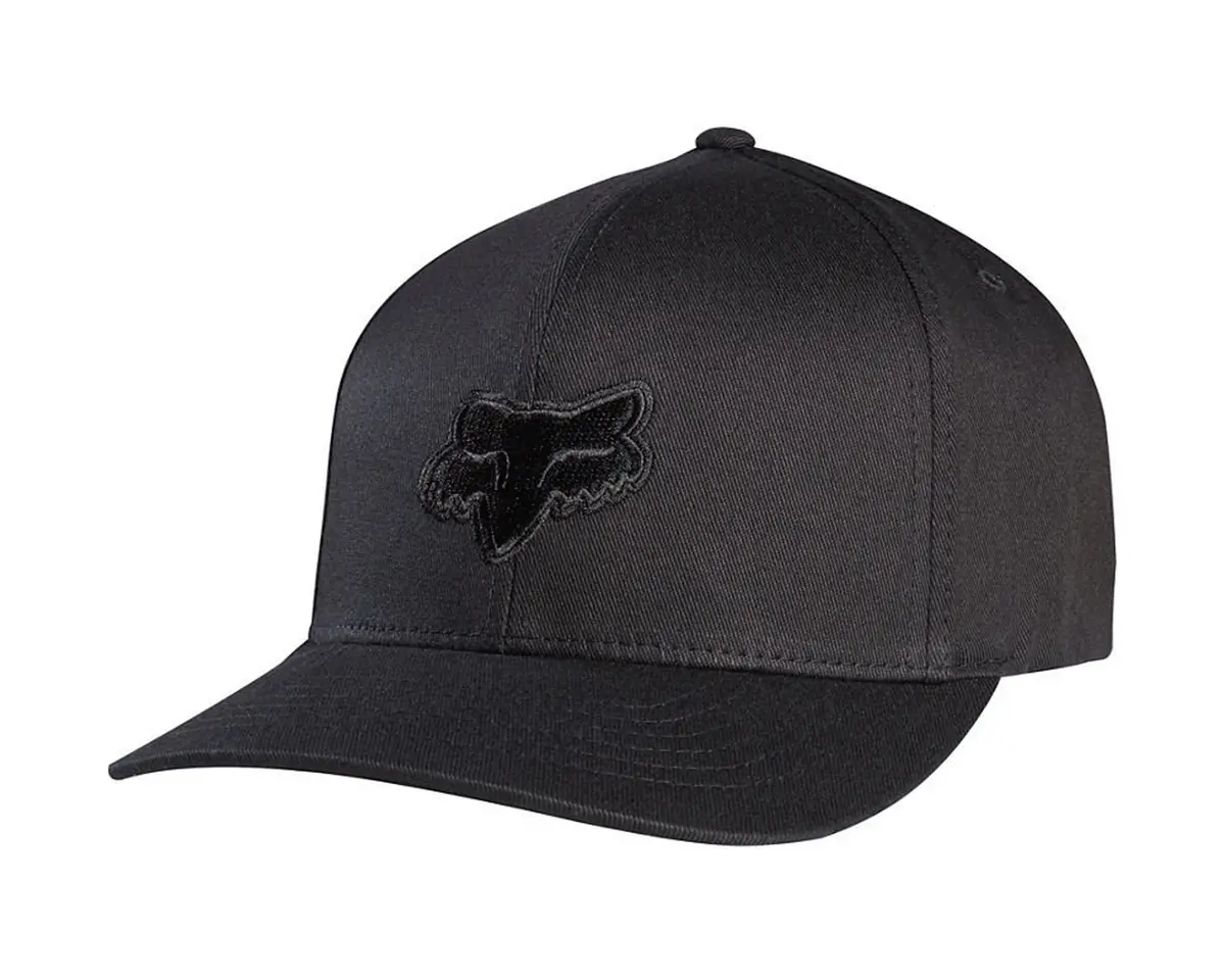 Fox Racing Legacy Flexfit Hat - Black/Black 2X 1