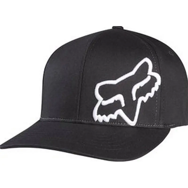 Fox Racing Flex 45 Flexfit Hat - Black/White 2X 1