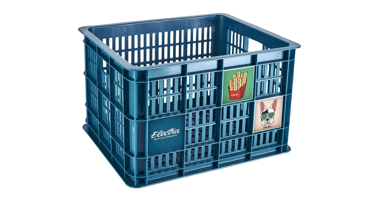 Basket Electra Basil Crate Dark Teal 1