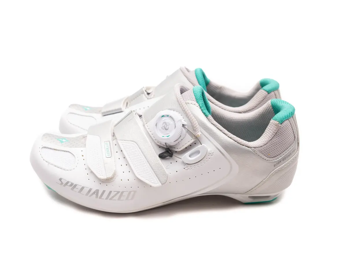 Specialized Ember Road Shoe Wmns Wht/Em Grn 40.5/9.25 1