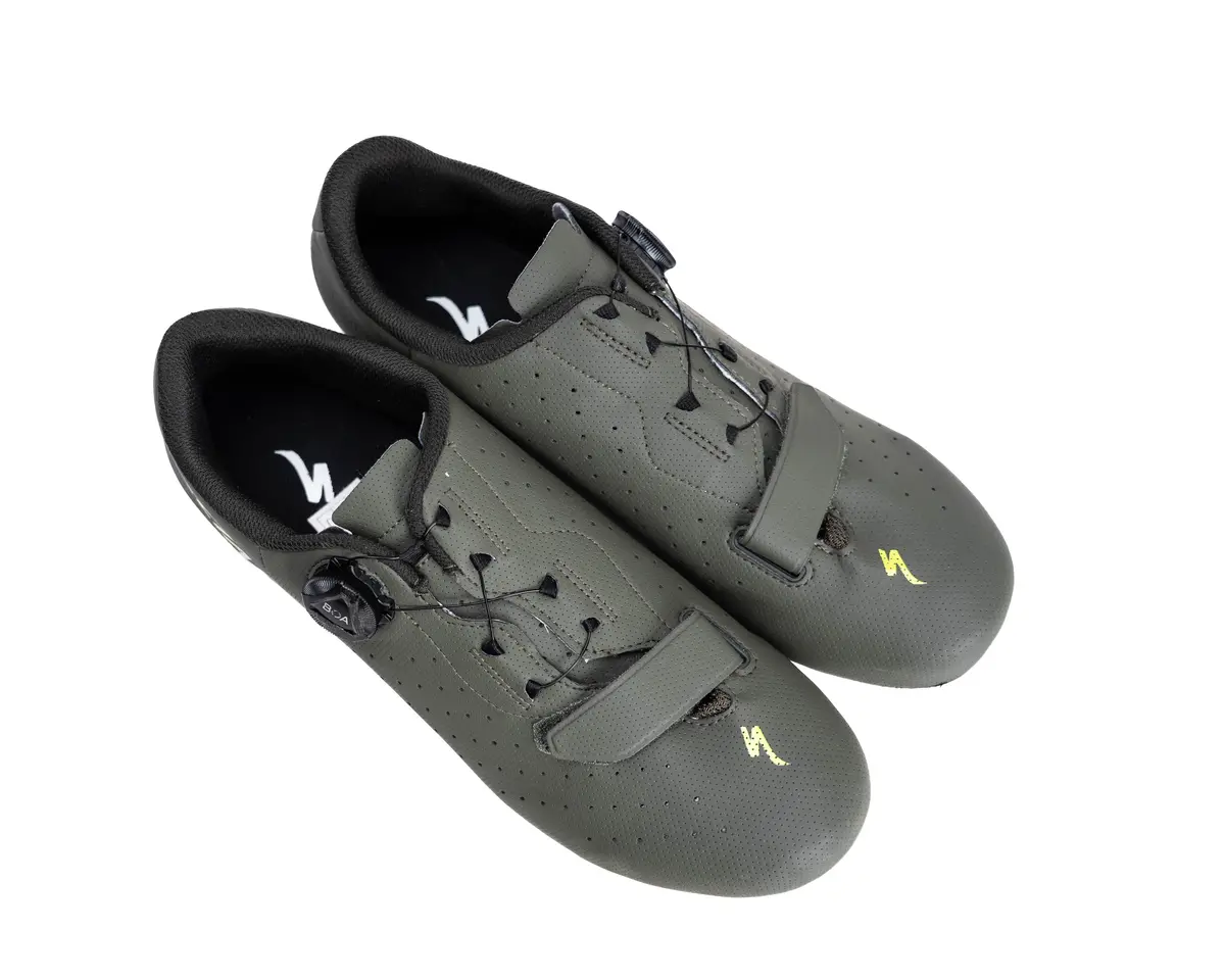 [Open Box ] Specialized Torch 1.0 Road Shoe - Oakgrn/Dkmos 45 1