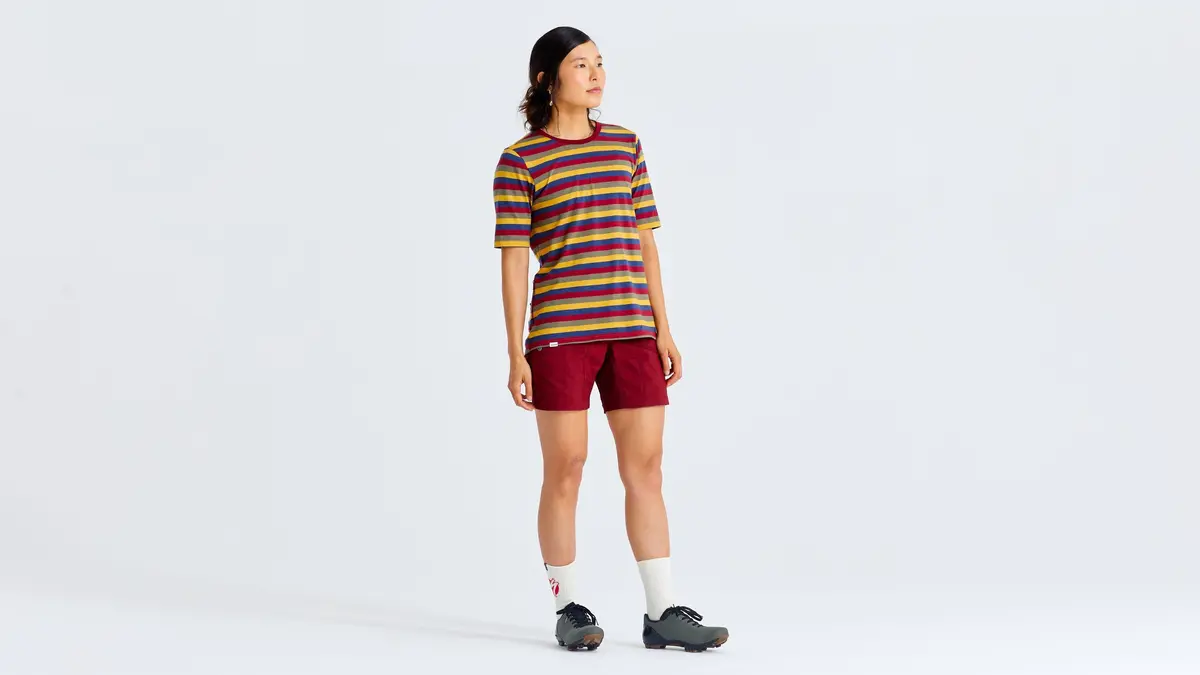 Specialized Women's Specialized/Fjällräven Cotton Striped Short Sleeve Tee 1