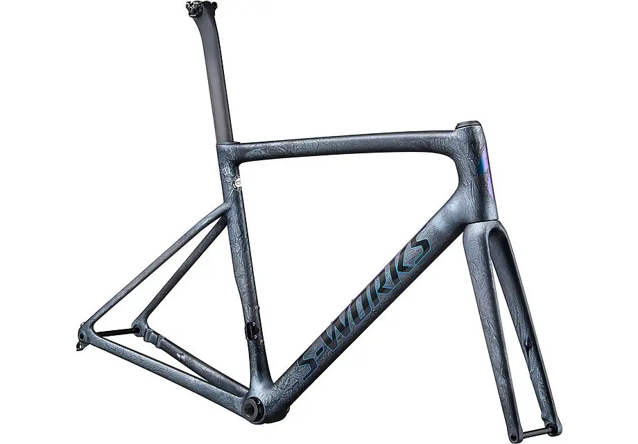 Tarmac Sl6 S-Works Disc Frmset Set Satin Granite/Blue Green Foil 61 1