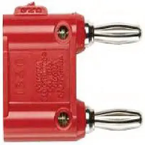 Fluke Pomona Double Banana Plug (Red) (Item No. 1632043) 1