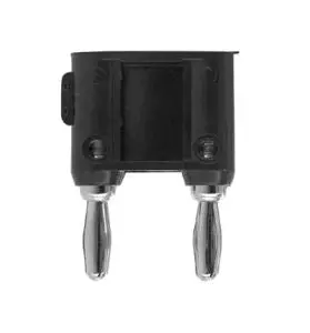 Fluke Pomona Double Banana Plug (Black) 1