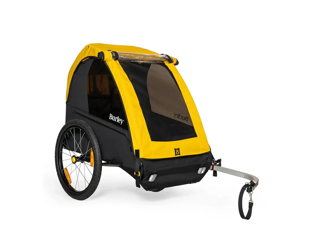 Burley Bee Child Trailer - Yellow -Double Seat 1