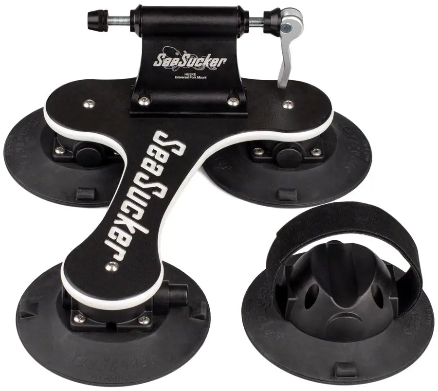 Seasucker Talon 1-Bike Roof Rack - Huske Qr Fork Mount And Rear Wheel Holder Black 1