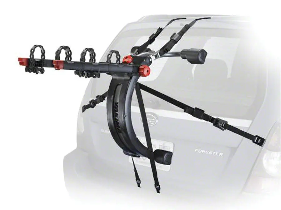 Yakima Quickback Trunk Rack: 3-Bike 1