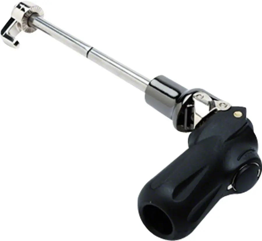 Rockymounts Lockable Long-Throw Skewer: Stainless 1