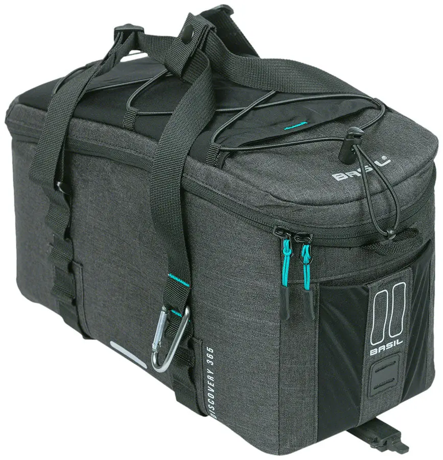 Basil Discovery 365D Trunkbag - Medium Mik Attachment Black 1