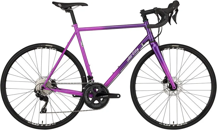 All-City Zig Zag 105 Bike - Purple Fade 1