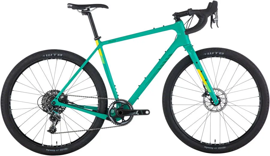 Salsa Warbird Carbon Force 1 650 Bike - Green 1