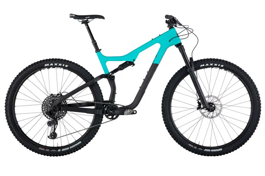 Salsa Horsethief Carbon Gx Eagle Bike - Teal/Raw Carbon 1