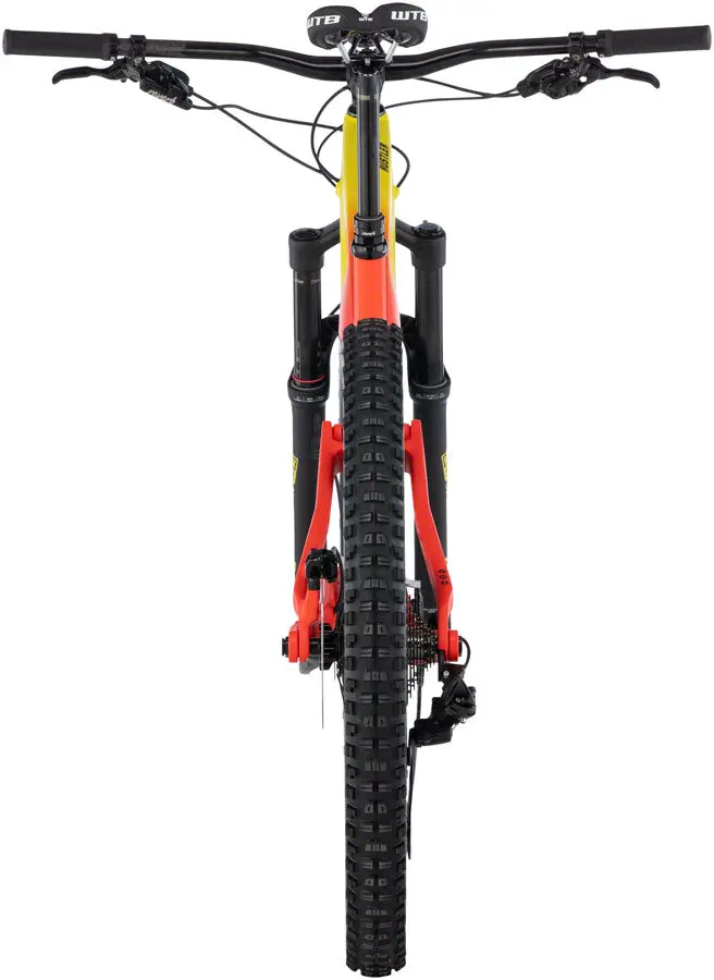 Salsa Rustler Carbon Gx Eagle Bike - Red/Yellow/Fade 5