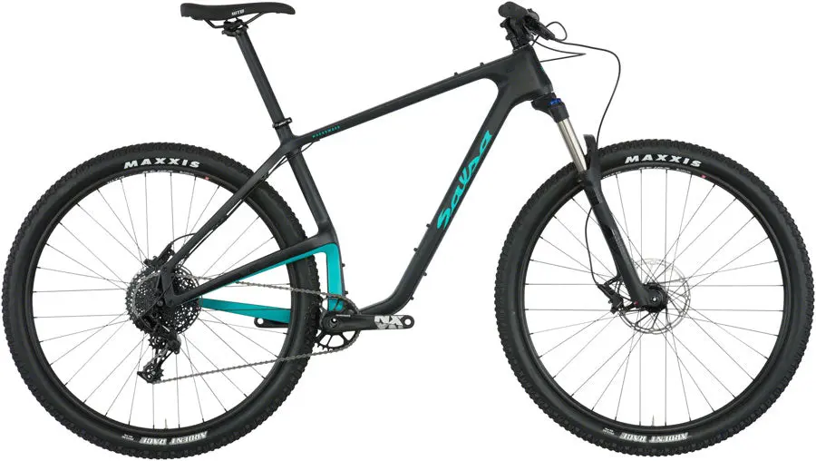 Salsa Woodsmoke Nx1 29 Bike Black/Teal 1