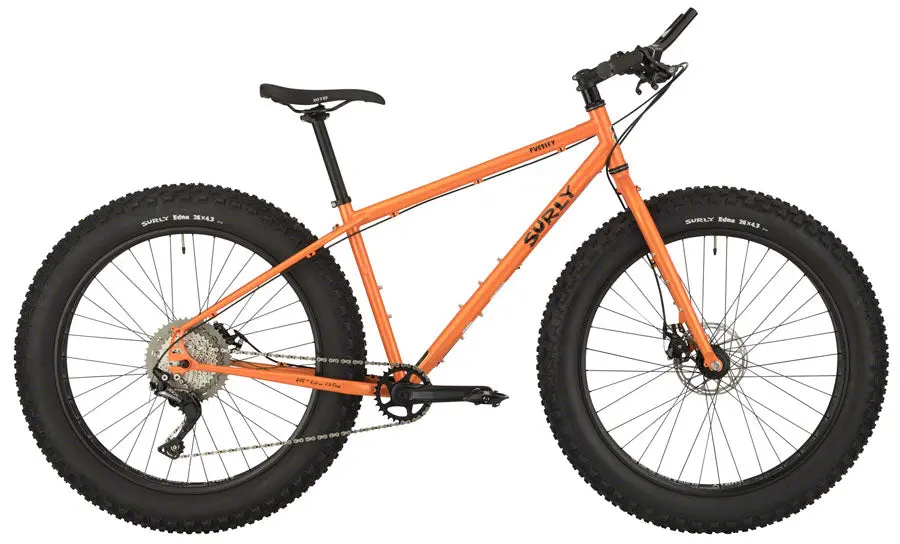 Surly Pugsley Fat Bike - Candied Yam Orange 1