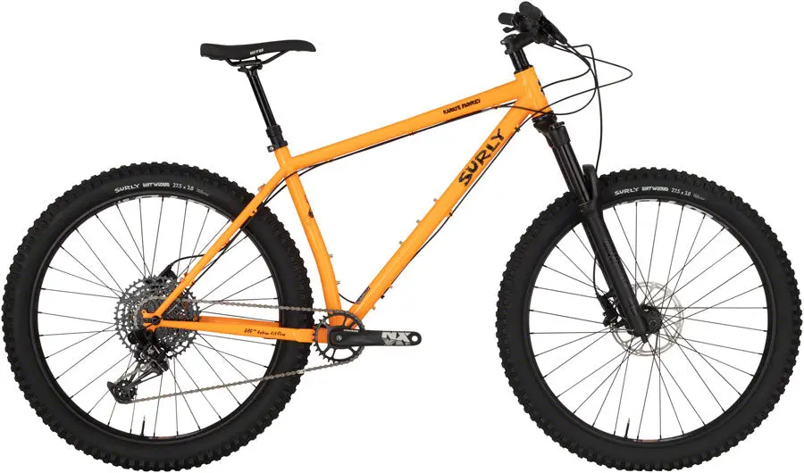 Surly Karate Monkey Front Suspension Bike - Toxic Tangerine 1