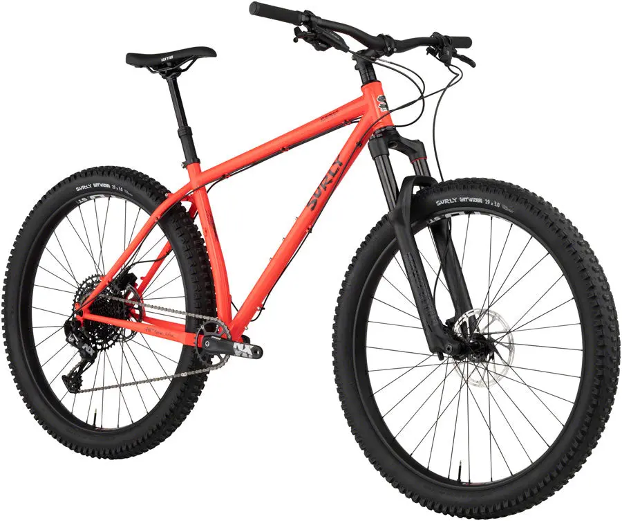 Surly Krampus Front Suspension Bike - Static Sunset 3