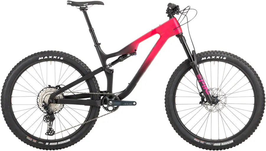 Salsa Rustler Carbon Slx Bike - Pink/Black Fade 1