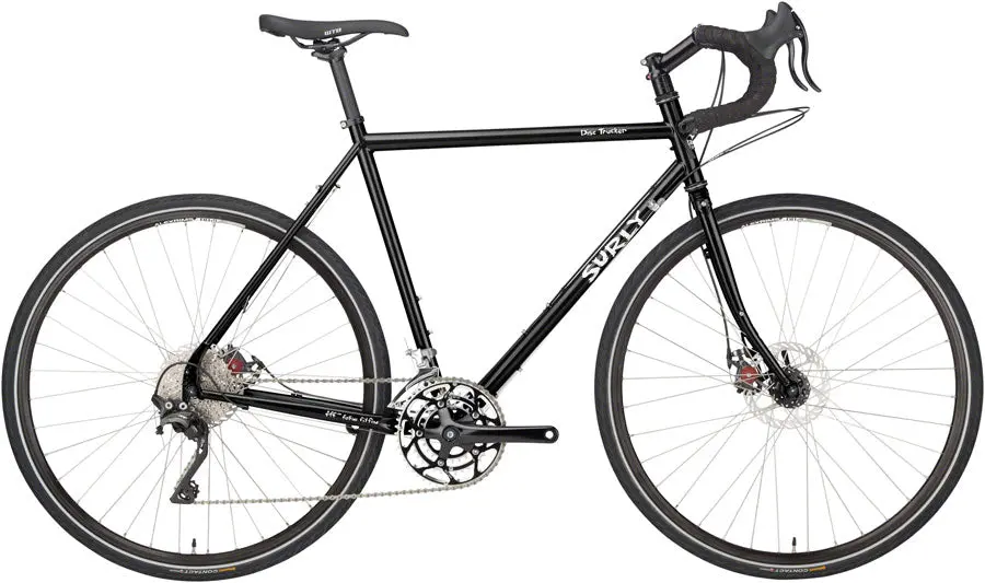 Surly Disc Trucker Bike - Hi-Viz Black 700 1