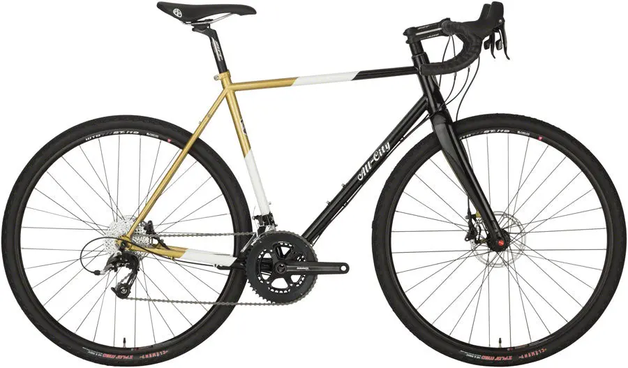 All-City Cosmic Stallion Black/White/Gold 1