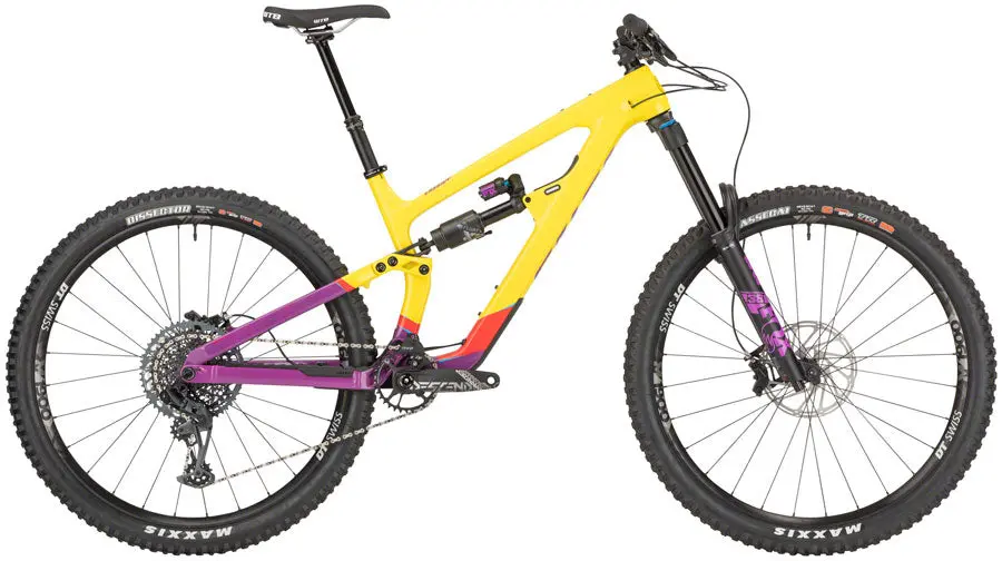 Salsa Cassidy Carbon Gx Eagle Bike - Yellow/Purple 1