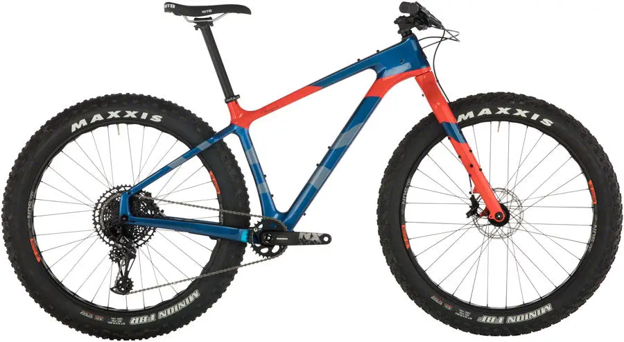 Salsa Beargrease Carbon Nx Eagle Fat Bike - Dark Blue 1