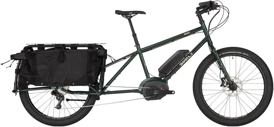 Surly Big Easy Cargo Ebike - Deep Forest Green 2